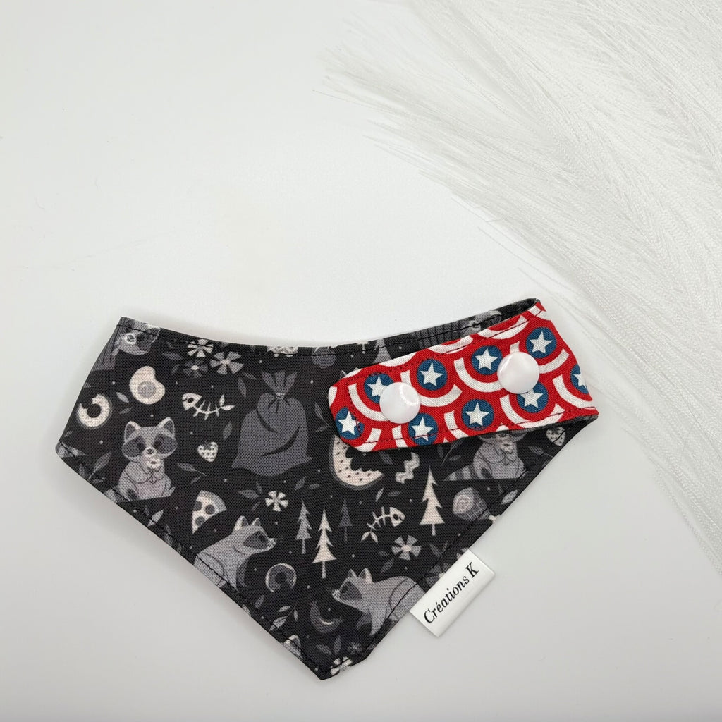 Foulard réversible XS - América + Raton