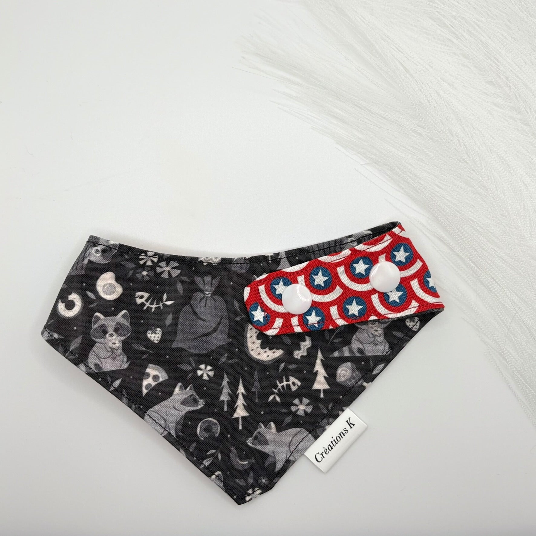 Foulard réversible XS - América + Raton