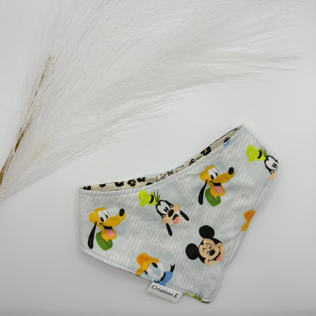 Foulard réversible Small - Mickey + Simba