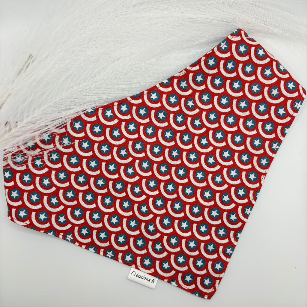 Foulard réversible XL - Marvel + América